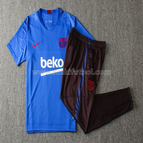 camiseta barcelona polo 19-20 azul